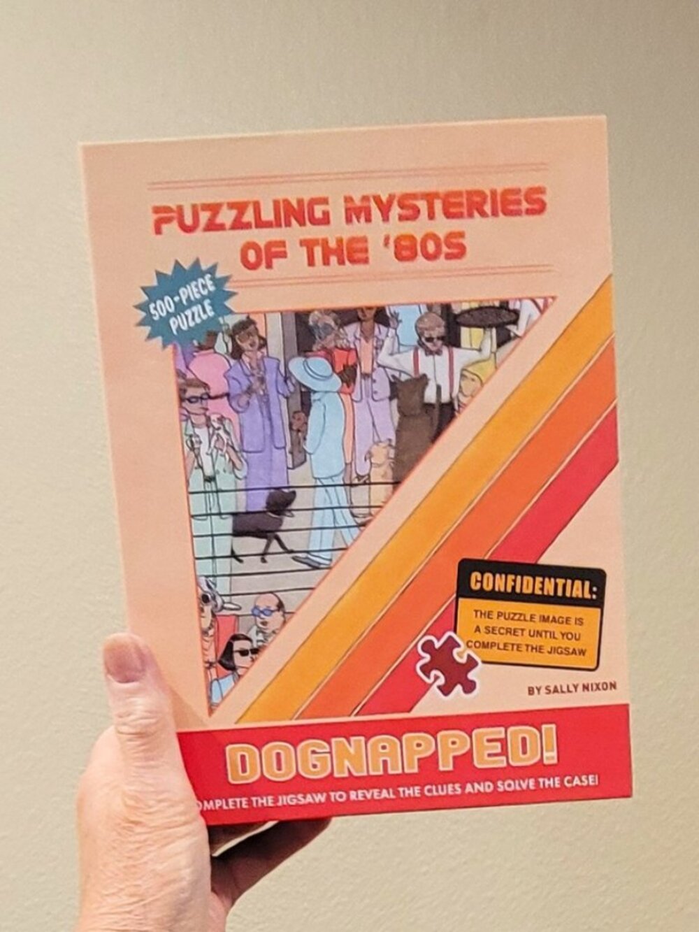 DOGNAPPED Puzzling Mysteries of the 80s JIGSAW PUZZLE 500 pieces